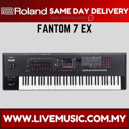 Roland FANTOM 7 EX Synthesizer Workstation ( FANTOM7EX FANTOM-7 EX ) Replace Fantom 7
