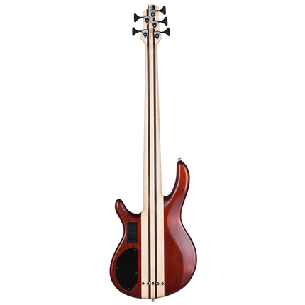 Cort A5 Plus FMMH 5-String Bass Guitar Rosewood Fretboard with Bag - Open Pore Black Cherry (A-5/A 5)