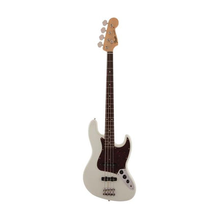 Fender Japan Heritage 60s Jazz Bass Guitar, Rosewood Fretboard - Olympic White