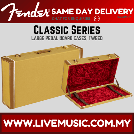 Fender Classic Series Tweed Pedalboard Case, Large