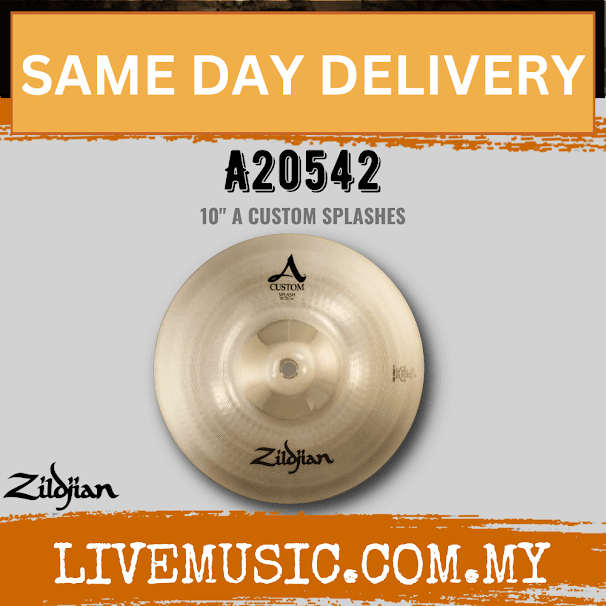 Zildjian 10" A Series Custom Splash Cymbal (A20542)