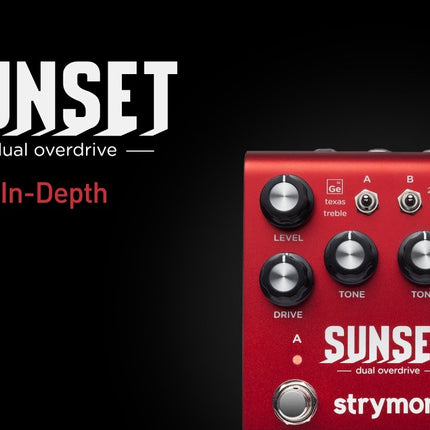 Strymon Sunset Dual Overdrive Effect Pedal / Overdrive pedal