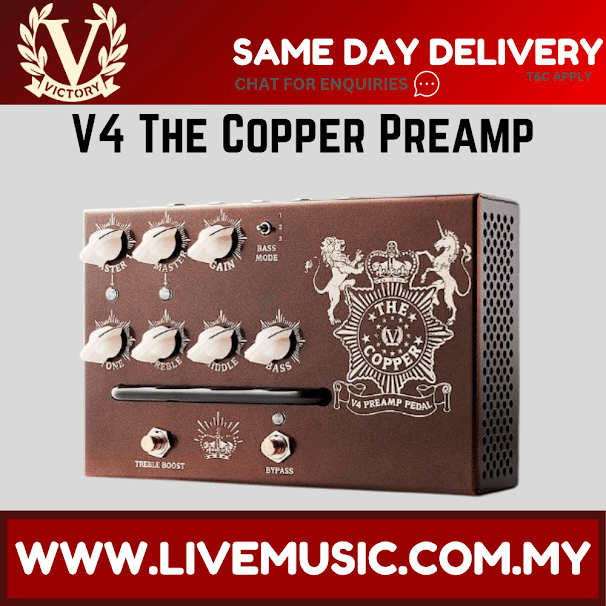 Victory V4 Copper Guitar Preamp Pedal