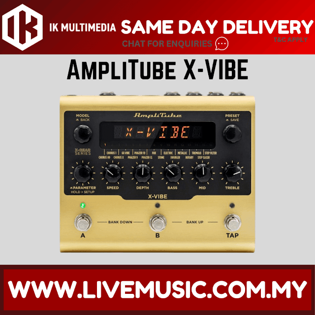 IK Multimedia AmpliTube X-VIBE - Modulation pedal ( AmpliTube X VIBE / XVIBE  )