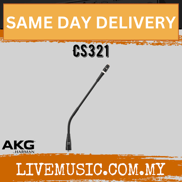 AKG CS321 12" Cardioid Condenser Gooseneck Microphone (CS 321)
