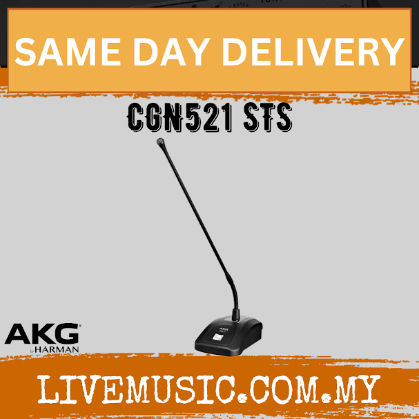 AKG CGN521 STS Tabletop Cardioid Gooseneck Microphone (CGN521STS)