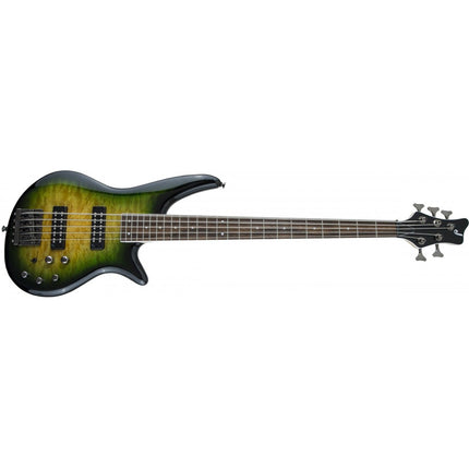 Jackson JS Series Spectra Bass JS3QV QMT 5-String Electric Bass Guitar - Alien Burst (JS3QV-QMT/JS3QTQMT)