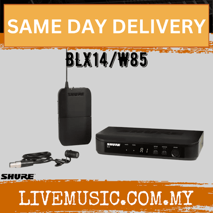 Shure BLX14/W85 Wireless Presenter Mic System ( BLX14W85 / BLX14-W85 )