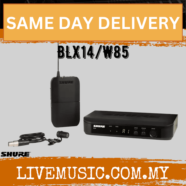 Shure BLX14/W85 Wireless Presenter Mic System ( BLX14W85 / BLX14-W85 )