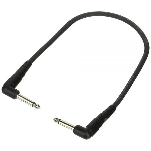 D'Addario Planet Waves PW-CGTPRA-01 Classic Series Right-angle Patch Cable - 1 feet (PWCGTPRA01)