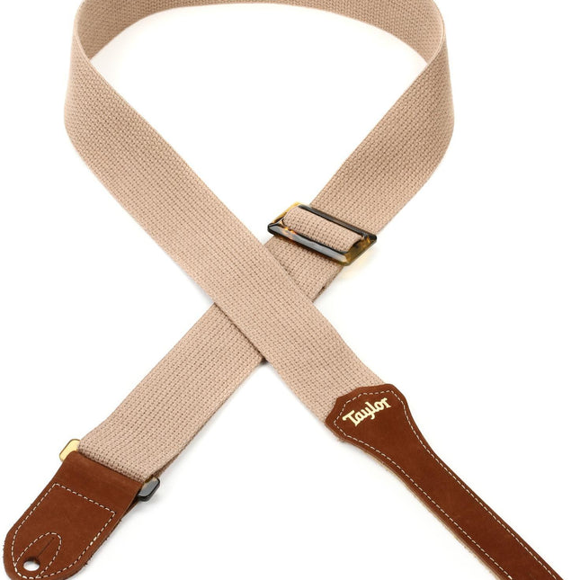 Taylor GS Mini Guitar Strap,  2inch - Tan Cotton