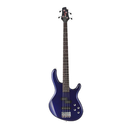Cort Action Plus Electric Bass Guitar Jatoba Fretboard with Bag - Blue Metallic (ActionPlus/Action-Plus)