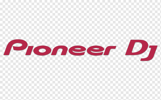 Pioneer DJ red logo on white background