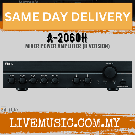 TOA A-2060H Mixer Power Amplifier - H version ( A2060H / A2060 / A 2060H )