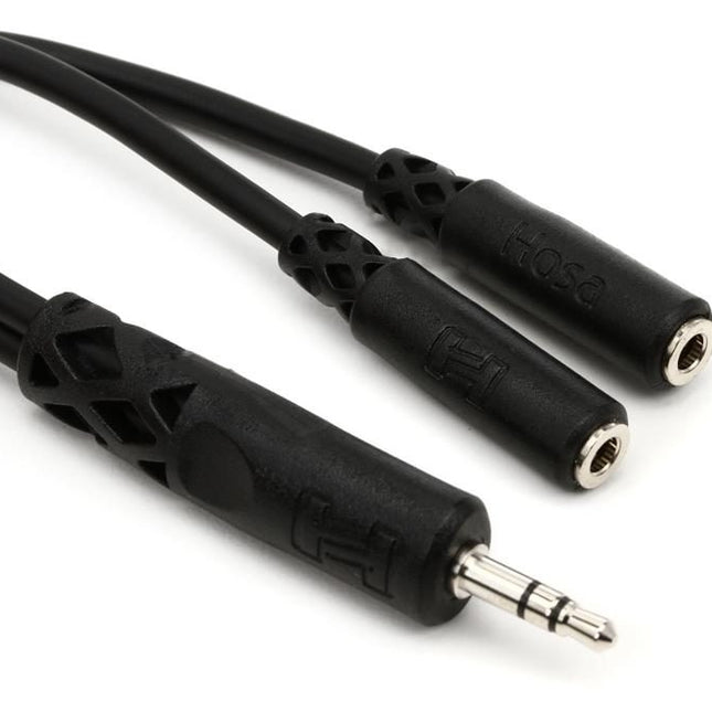 Hosa YMM-232 Y Cable, 3.5mm TRS to 3.5mm TRSF (YMM232/YMM 232)