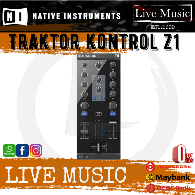Native Instruments Traktor Kontrol Z1 DJ Mix Controller
