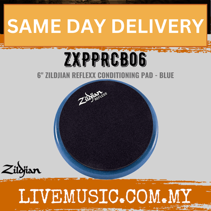 Zildjian ZXPPRCB06 6″ Reflexx Conditioning Practice Pad Blue ( ZXPP-RCB06 / ZXPP RCB06 )