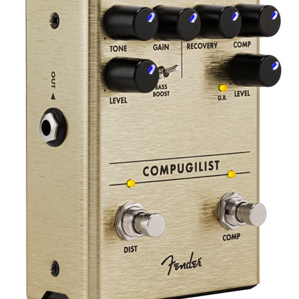 Fender Compugilist Compressor/Distortion Guitar Effects Pedal