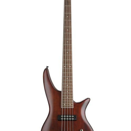 Jackson JS Series Spectra JS3V 5-String Bass Guitar, Laurel Fretboard - Walnut Satin (JS-3V/JS 3V)