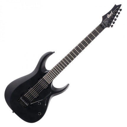 Cort X500 Menace Electric Guitar Ebony Fretboard with Bag - Black Satin (X-500/X 500)