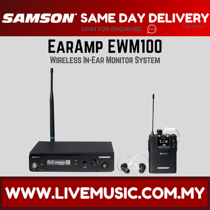 Samson EarAmp EWM100 Wireless In-Ear Monitor System ( EARAMP-EWM100 EARAMPEWM100 )