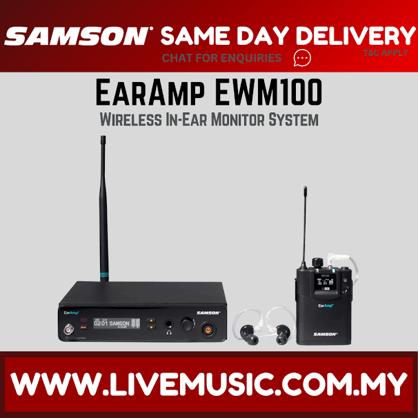Samson EarAmp EWM100 Wireless In-Ear Monitor System ( EARAMP-EWM100 EARAMPEWM100 )