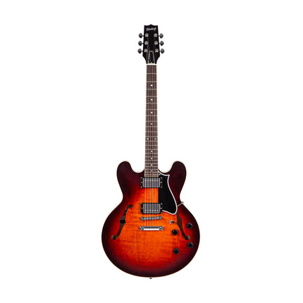 Heritage Standard II Collection H-535 Electric Guitar with Case, Chestnut Burst ( H535 H 535 )