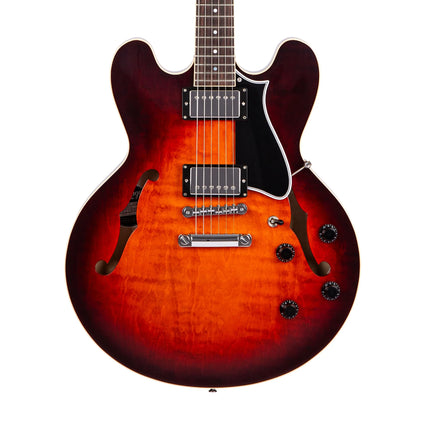 Heritage Standard II Collection H-535 Electric Guitar with Case, Chestnut Burst ( H535 H 535 )