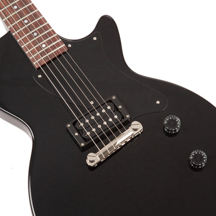 Heritage Standard II Collection H-137 Electric Guitar with Case, Ebony ( H 137 H137 )