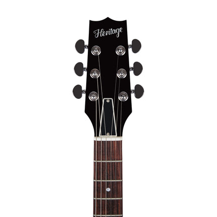 Heritage Standard II Collection H-137 Electric Guitar with Case, Ebony ( H 137 H137 )