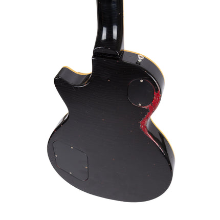 Heritage Custom Shop Core Collection H-150 Electric Guitar, Ebony over Dark Cherry Sunburst, Artisan Aged - ( H150 H 150 )