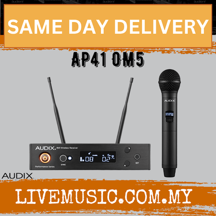 Audix AP41 OM5 Wireless Handheld Microphone System ( AP41-OM5 / AP41OM5 )