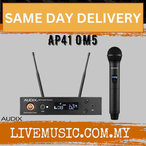 Audix AP41 OM5 Wireless Handheld Microphone System ( AP41-OM5 / AP41OM5 )