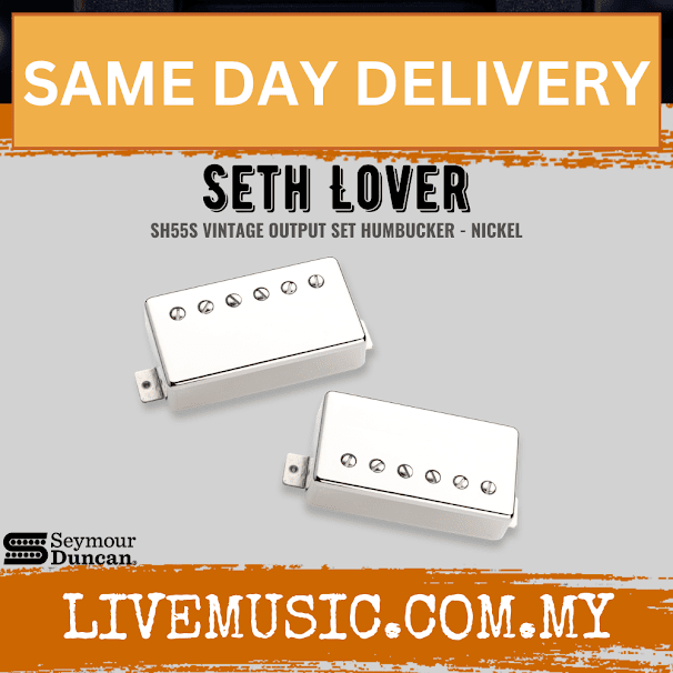 Seymour Duncan Seth Lover Humbucker Pickup Set - Nickel