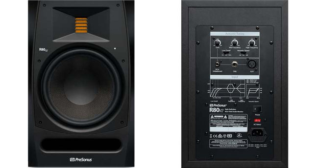 PreSonus R80 V2 8" Powered Studio Monitor - Pair ( R80v2 )