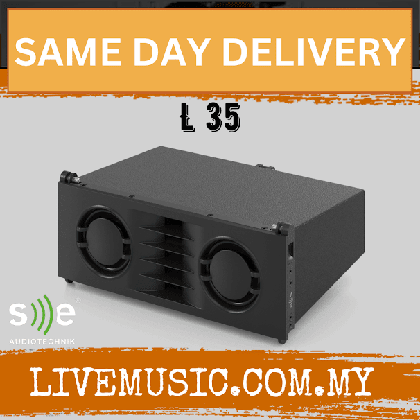 SE Audiotechnik L-line L 35 2-Way Passive Line Array Loudspeaker - Black (L35 L-35)