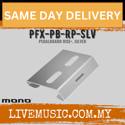 MONO Pedalboard Rise+ - Silver (PFX-PB-RP-SLV)