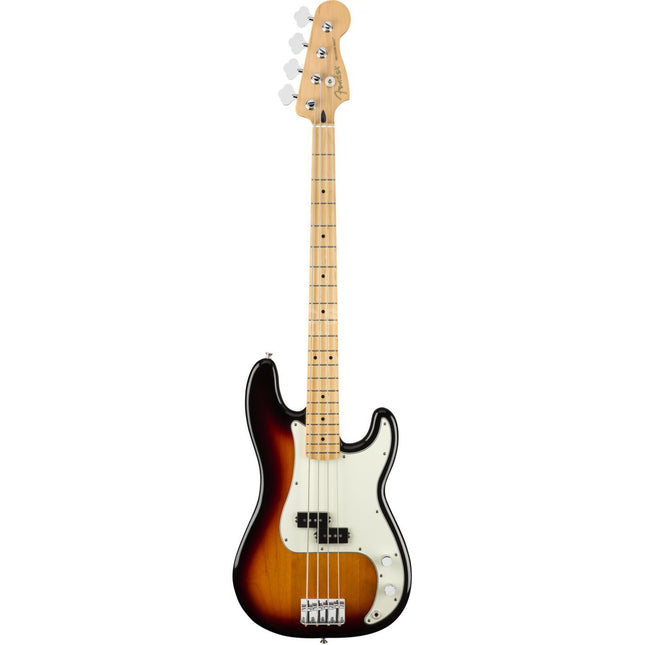 Fender Player Precision Bass Electric Guitar, Maple Fretboard - 3-Tone Sunburst
