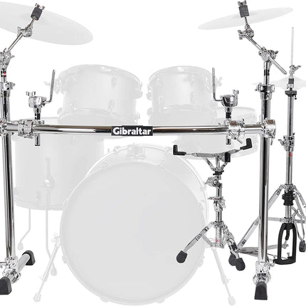 Gibraltar GCS302C Chrome Series Curved Front Rack with 2x Cymbal Boom