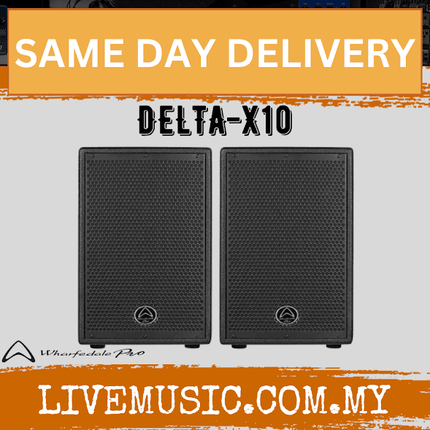 Wharfedale DELTA-X10 10" 1200W 2 Way Passive Loudspeaker- Each/Pair (DELTAX10/DELTA X10)