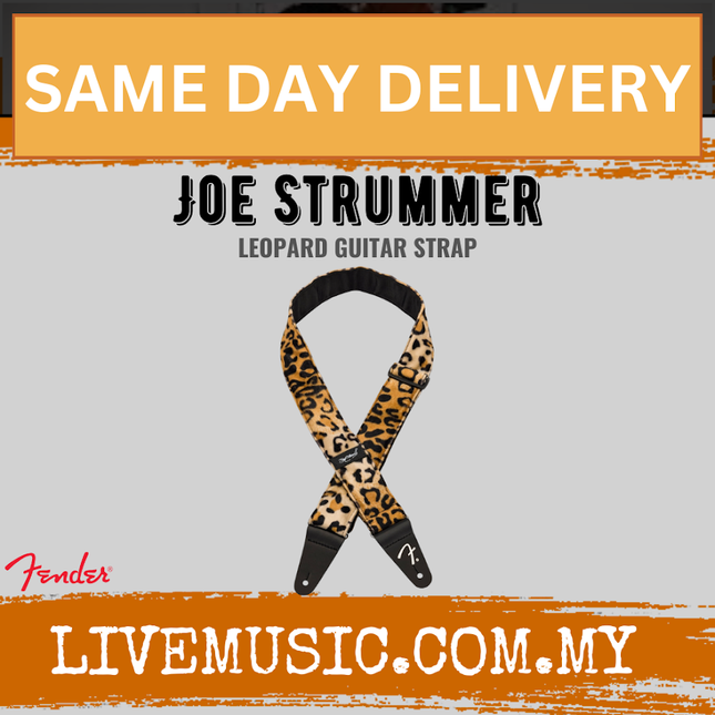 Fender Joe Strummer Leopard Guitar Strap