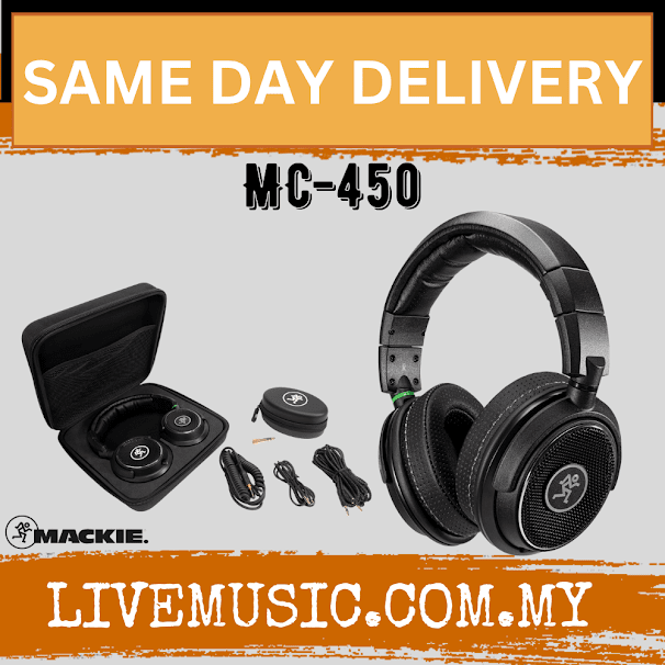 Mackie MC-450 Professional Open-back Headphones (MC450/MC 450)