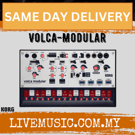 Korg Volca Modular Semi Modular Synthesizer With Sequencer Amd Sync I/O (VolcaModular/Volca-Modular)