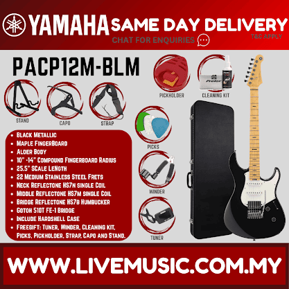 Yamaha PACP12M Pacifica Professional Electric Guitar ( PACP 12M / PACP-12M )