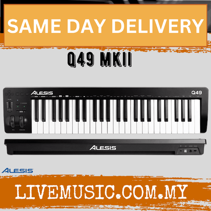 Alesis Q49 MKII 49-key USB MIDI Controller (Q-49/Q 49)