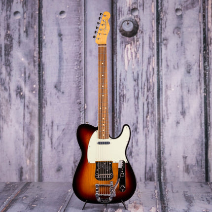 Fender Vintera 60s Telecaster Electric Guitar with Bigsby, Pau Ferro Fretboard with Gig Bag - 3-Tone Sunburst