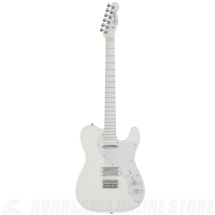 Fender Japan Silent Siren Signature Telecaster Electric Guitar, Maple Fretboard with Gig Bag - Arctic White