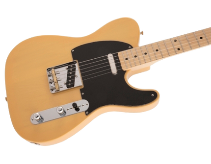 Fender Japan Traditional II 50s Telecaster Electric Guitar, Maple Fretboard with FREE Gig Bag - Butterscotch Blonde
