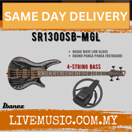 Ibanez Premium SR1300SB-MGL Bass Guitar - Magic Wave Low Gloss ( SR1300SB MGL / SR1300SBMGL )