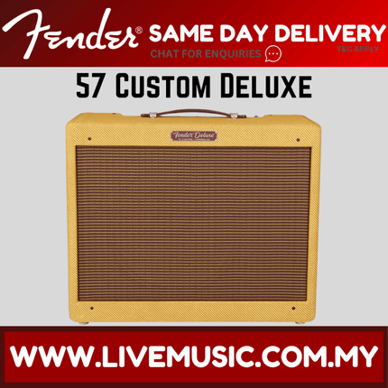Fender 57 Custom Deluxe Guitar Tube Combo Amplifier, 230V